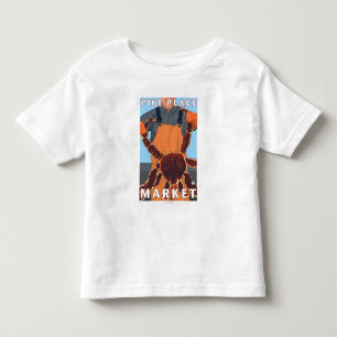 Königskrabbe-Fischer - Pike-Platz-Markt, Seattle Kleinkind T-shirt