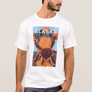 Königskrabbe-Fischer - Skagway, Alaska T-Shirt