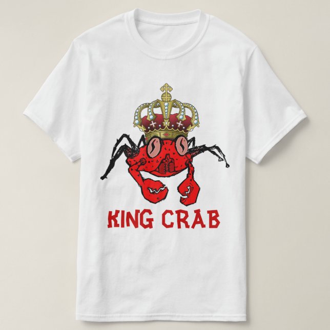 Königskrabbe T-Shirt (Design vorne)