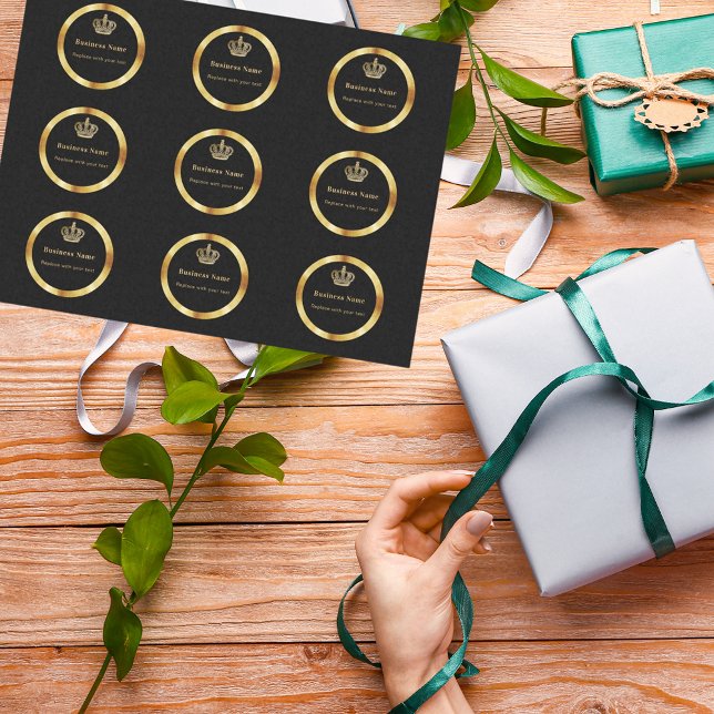 Königskrone aus schwarzem Gold Seidenpapier (Von Creator hochgeladen)