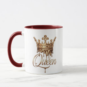Königskrone Elegantes Königliches Prinzessin-Desig Tasse