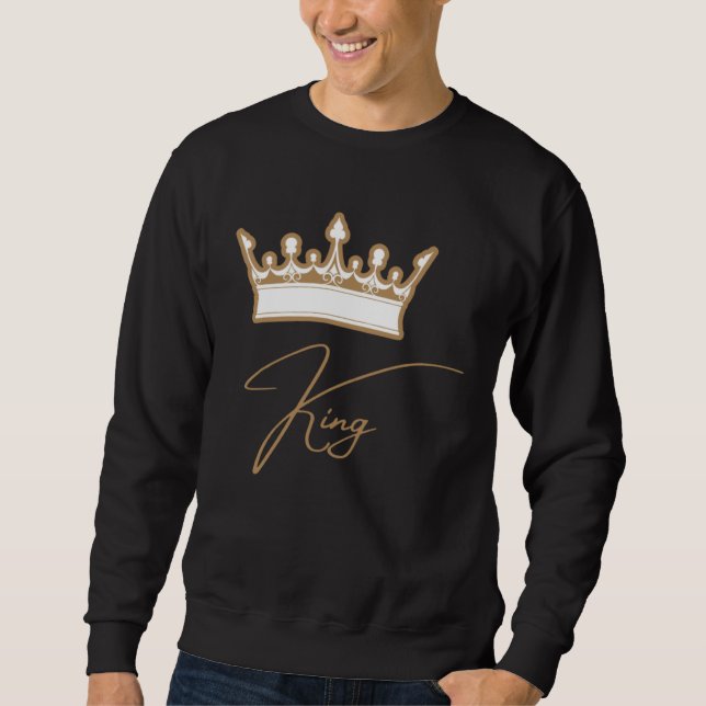 Königskrone für ihn oder sie sweatshirt (Vorderseite)