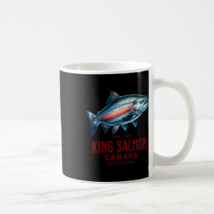 Königslachs Flussfischen in British Columbia Kanad Kaffeetasse
