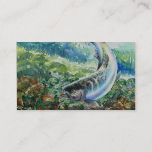 Königslachs-Visitenkarte Visitenkarte