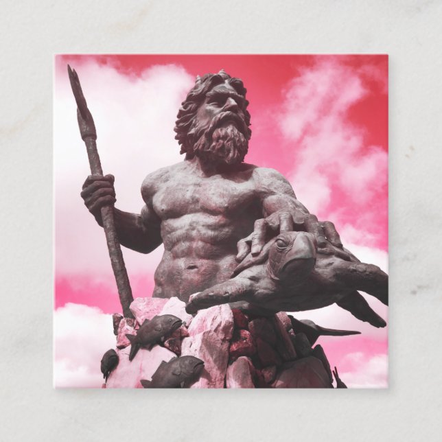 Königsneptone Quadratische Visitenkarte (Vorderseite)