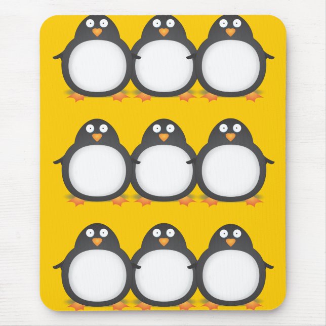 Königspinguin Mousepad (Vorne)