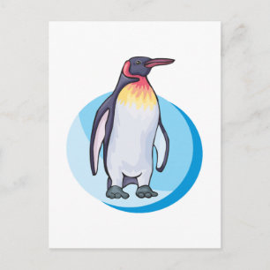 Königspinguin Postkarte
