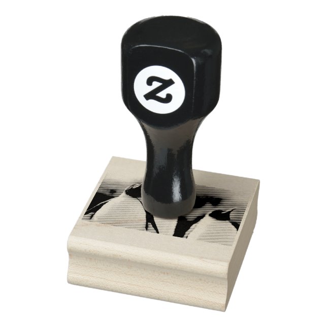Königspinguine Gummistempel (Stempel)