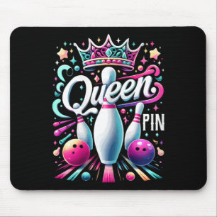Königsschülerin Hemd Bowler Bowling Liga Für Bowli Mousepad