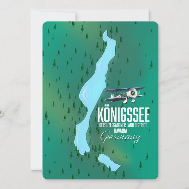 Königssee Berchtesgadener Deutschland (Vorderseite)