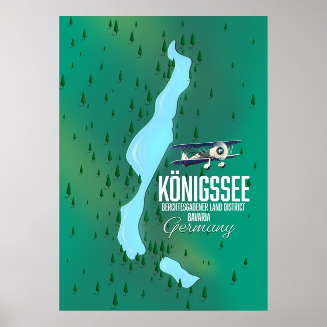 Königssee Berchtesgadener Deutschland Poster (Vorne)