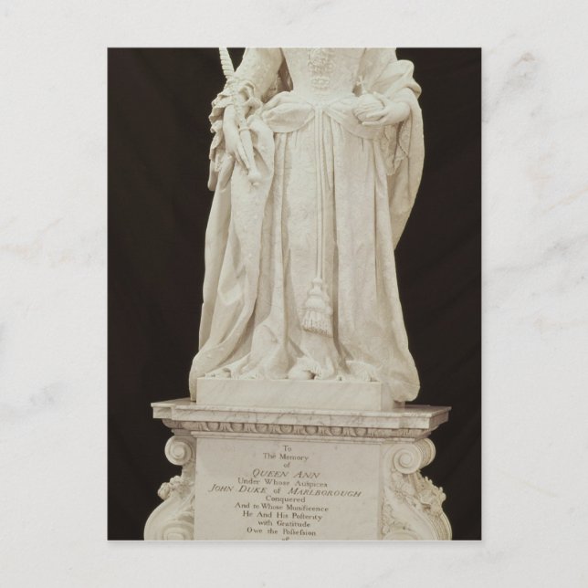 Königsstatue Anne 1735 Postkarte (Vorderseite)