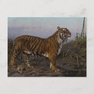 Königstiger von Geza Vastagh Postkarte