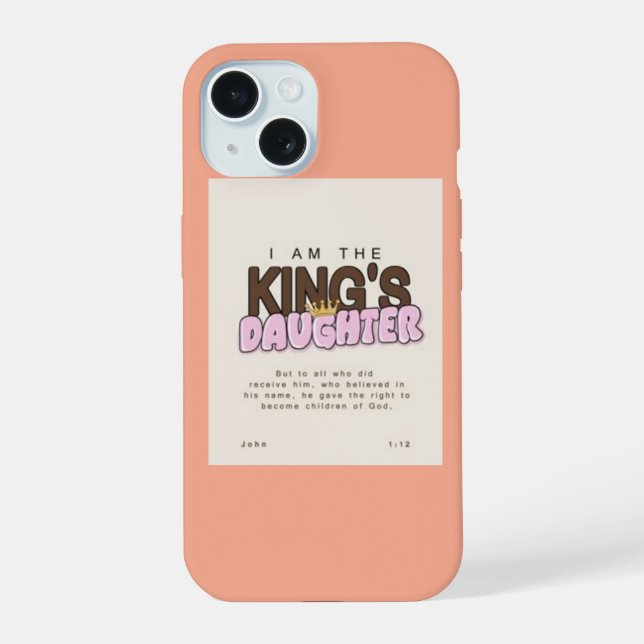 Königstochter iPhone 15 Hülle (Rückseite)
