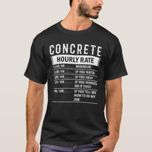 Konkrete Stundensätze Niedrige Arbeitslosenquote B T-Shirt