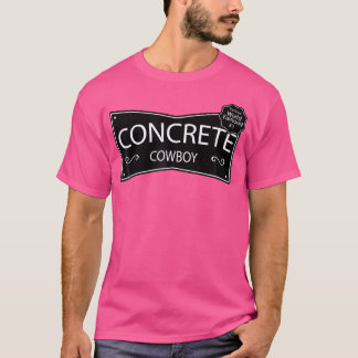 Konkreter Cowboy Für Frauen Männer Logo Label Kuns T-Shirt