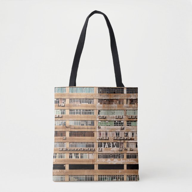 KONKRETES GEBÄUDE TASCHE (Vorderseite)