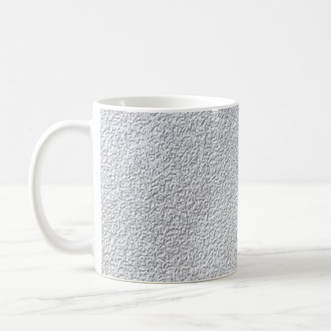 Konkretes Grausteinfassmuster Kaffeetasse (Links)