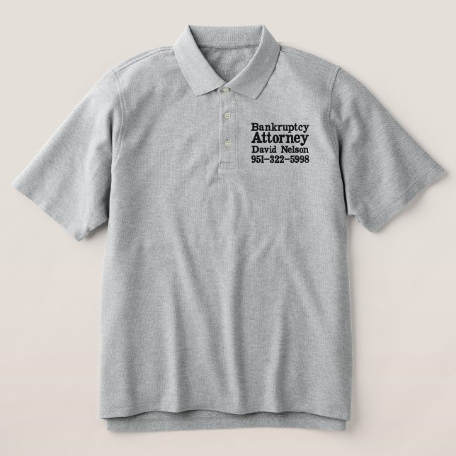 Konkurs besticktes Shirt (Design Vorderseite)