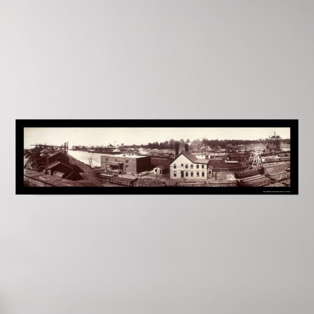 Konneaut, OH Foto 1901 Poster (Vorne)