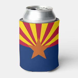 Können Sie cooler mit Flagge von Arizona-Staat, Dosenkühler