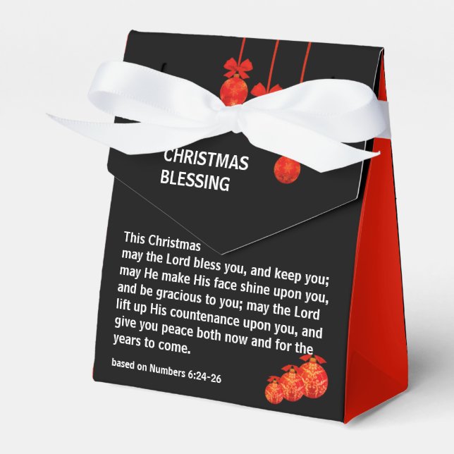 KÖNNEN SIE DIE LORD BLESS, DASS SIE Zahlen 6 CHRIS Geschenkschachtel (Vorderseite)
