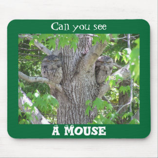 Können Sie eine Maus sehen? Mousepad