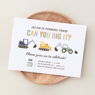 Können Sie es Bauen Geburtstagsparty Einladung