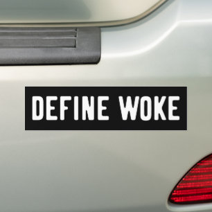 Können Sie Geweckt definieren Autoaufkleber