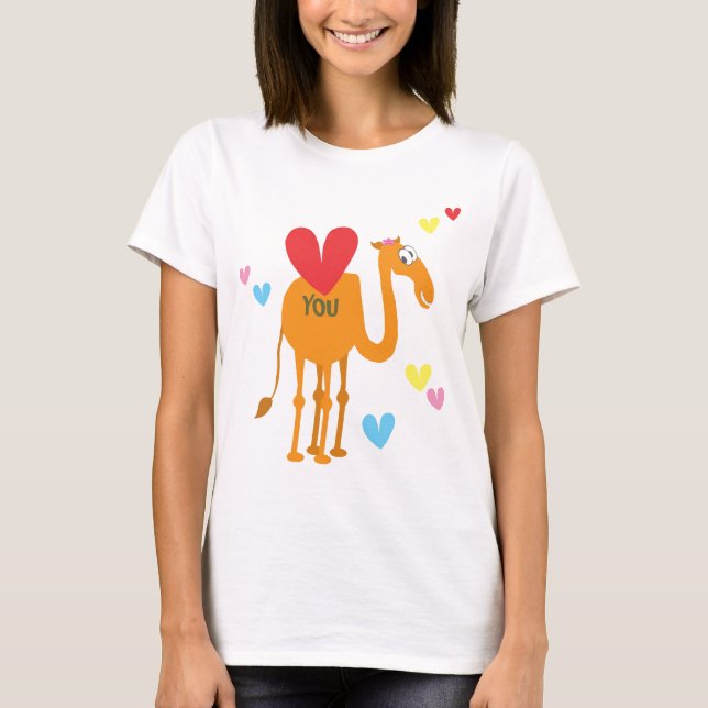 Können Sie i-Liebe Ihnen erklären Kamel und T-Shirt (Vorderseite)