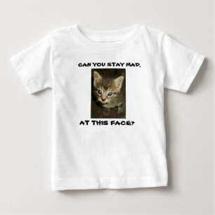 KÖNNEN SIE MAD BLEIBE, AN DIESEM GESICHT? BABY T-SHIRT