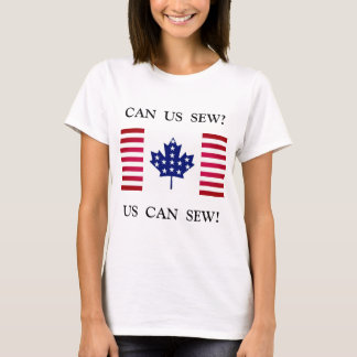 KÖNNEN US Rückzug-Shirt NÄHEN T-Shirt