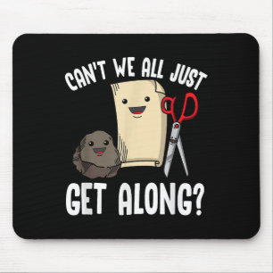 Können wir nicht alle nur die Rock Paper Scissors Mousepad