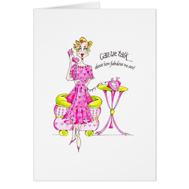 Können wir sprechen Karte (Vorne)