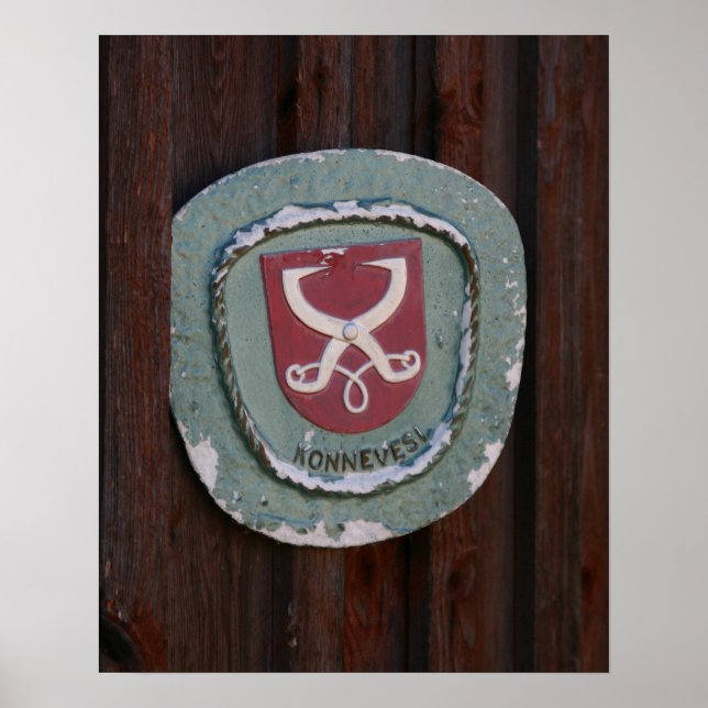 Konnevesi Door Plate Poster (Vorne)