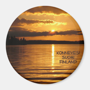 Konnevesi Sunset Magnet