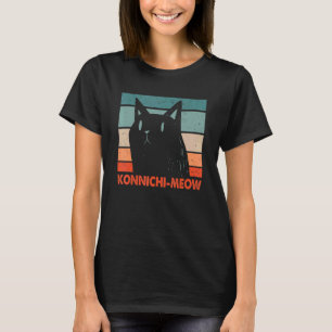 Konnichimeow Schöne Katze Süße Katze Japanisch 1 T-Shirt