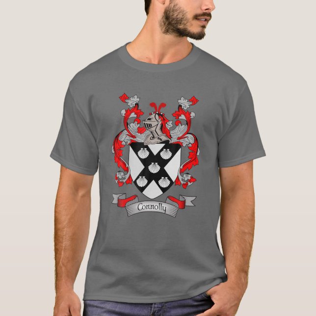Konnolle Wappen | Familienname T-Shirt (Vorderseite)