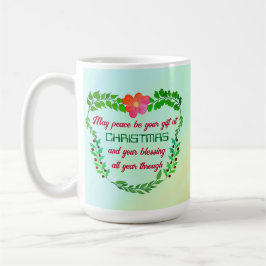 KÖNNTE FRIEDEN SEIN, DASS IHR GESCHENK BEI CHRISTM KAFFEETASSE