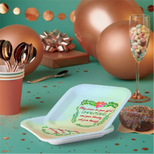 KÖNNTE FRIEDEN SEIN, DASS IHR GESCHENK BEI CHRISTM PAPPTELLER