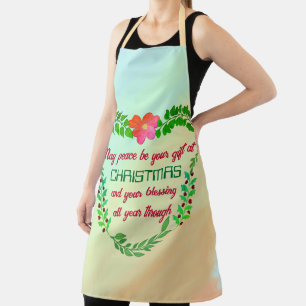 KÖNNTE FRIEDEN SEIN, DASS IHR GESCHENK BEI CHRISTM SCHÜRZE