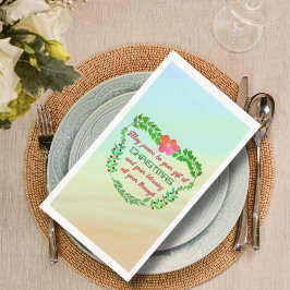 KÖNNTE FRIEDEN SEIN, DASS IHR GESCHENK BEI CHRISTM SERVIETTE