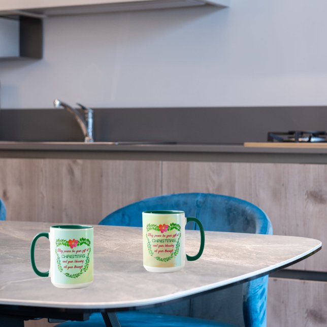 KÖNNTE FRIEDEN SEIN, DASS IHR GESCHENK BEI CHRISTM TASSE (Von Creator hochgeladen)