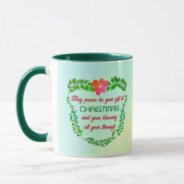 KÖNNTE FRIEDEN SEIN, DASS IHR GESCHENK BEI CHRISTM TASSE