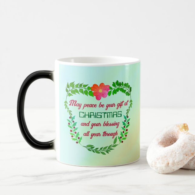 KÖNNTE FRIEDEN SEIN, DASS IHR GESCHENK BEI CHRISTM VERWANDLUNGSTASSE (Mit Donut)