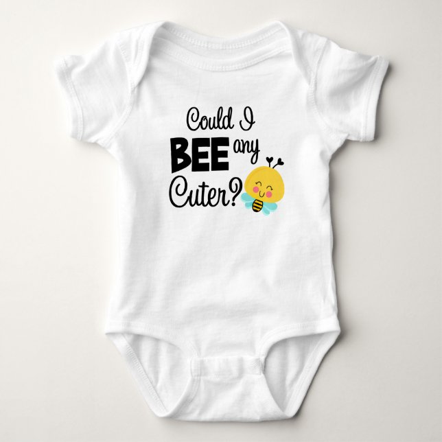 KÖNNTE i-BIENE JEDER NIEDLICHERE Baby-Bodysuit Baby Strampler (Vorderseite)