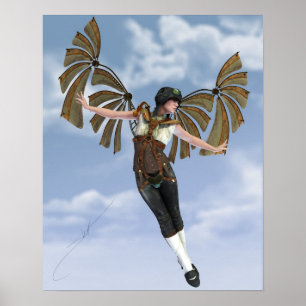 Könnte ich Steampunk Poster fliegen?
