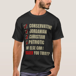 Konservativ jordanische Christliche Patriotik T-Shirt