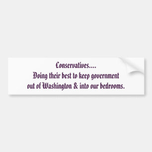 Konservative… Autoaufkleber