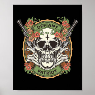 Konservativer Republikanischer Trotziger Patriot A Poster